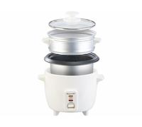 Mini cuiseur à riz avec panier vapeur et mode maintien au chaud, 0,5 L, 350 W [Rosenstein & Söhne]