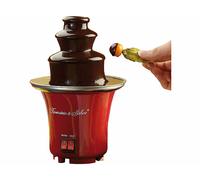Mini fontaine à chocolat - ROSENSTEIN & SOHNE - Rouge - 65 Watt - Fontaine à chocolat - 300 g