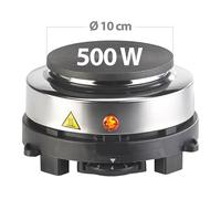 Rosenstein & Söhne Plaque de cuisson simple 500 W - Ø 10 cm