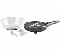 Rosenstein & Söhne Poêle électrique pour pop-corn et crépiêre 800 W / Ø 20 cm