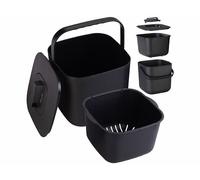 Rosenstein & Söhne Poubelle de cuisine pour déchets organiques 7L et composteur