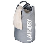 Rosenstein & Söhne Sac à linge 65 L avec poignées - gris anthracite