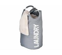 Rosenstein & Söhne Sac à linge 65 L avec poignées - gris anthracite