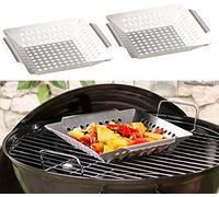 Rosenstein & Söhne Set de 2 paniers à légumes pour Barbecue