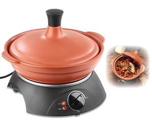 Rosenstein & Söhne Tajine électrique en terre cuite Ø 30 cm / 2 L / 300 W