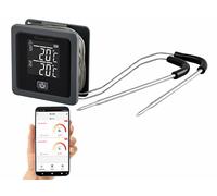 Rosenstein & Söhne Thermomètre de cuisson magnétique connecté avec 2 sondes