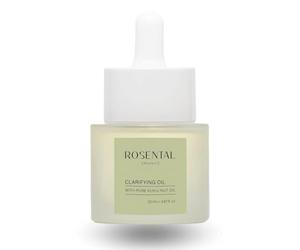 ROSENTAL ORGANICS Clarifying Oil Face Yoga Drops Huile régénérante pour le visage Convient pour le massage et le Gua Sha - Végétalien, sans silicone, fabriquée en Allemagne