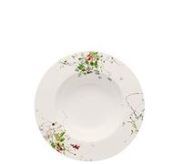Rosenthal Brillance Fleurs Sauvages Assiette Creuse avec Aile, Porcelaine, Multicolore, 23 cm