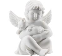 Rosenthal Dekofigur Engel mit Katze, Porzellan, Weiß, 6.4 cm, 69054-000102-90517