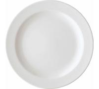 Rosenthal Form 1382 Speiseteller, Speise Teller, Porzellanteller, White, Porzellan, 25 cm, 41382-800001-10025