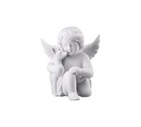 Rosenthal Grand ange avec Bambi blanc mat - Figurine en porcelaine à thème de collection Pâques 2023 Figurine décorative à collectionner en gel porcelaine REH Ø 12,7 cm - H 13,9 cm