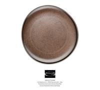 Rosenthal - Junto shiny bronze - ariette plate / Fruit / Dessert CM 22 -