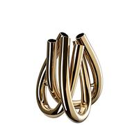 Rosenthal Triu Gold Vase 22 cm 69132-321496-47022 | Vaso Triu Oro - Rosenthal Studio-Line (Design by Jan Padrnos)Il vaso Triu Oro prende il nome dalla sua forma sinuosa e tubo
