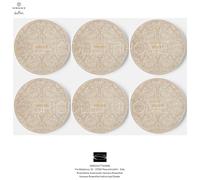 Rosenthal Versace Barocco Beige Set 6 Assiettes Sous-plaque ø 33 cm 12.99