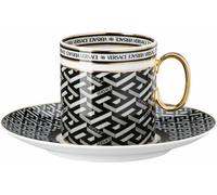 Rosenthal Versace La Greca Signature Black Kaffeetasse 2-tlg