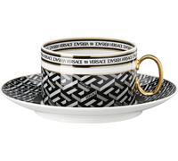 Rosenthal Versace La Greca Signature Black Teetasse 2-tlg.