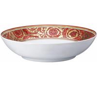 Rosenthal Versace Suppenteller Medusa Garland Red, Porzellan, 22 cm, 19335-409958-10322