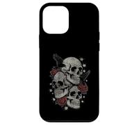 Roses and Skulls Elder Emo Grunge Punk Graphic Goth Gothic Coque pour iPhone 12 Mini