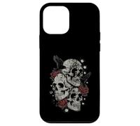 Roses and Skulls Elder Emo Grunge Punk Graphic Goth Gothic Coque pour iPhone 12 Mini