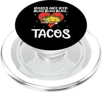 Roses are Red Tacos Shirt Blah Blah Blah Shirt Mexican Food PopSockets PopGrip pour MagSafe