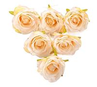 Roses artificielles Fleurs Album de Mariage Arc Arc Fleurs séchées DIY boîtes de Bonbons de Noël Fausses Roses de Soie tête pour Arrangement de Mariage fête à la Maison décor