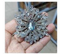 Roses Broche De Revers Brooch Trend Style Alloy Metal Pearl Rhinestone Flower Drip Oil Women's Corsage(Color 6)