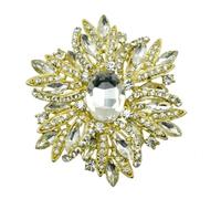 Roses Broche De Revers Brooch Trend Style Alloy Metal Pearl Rhinestone Flower Drip Oil Women's Corsage(Color 10)