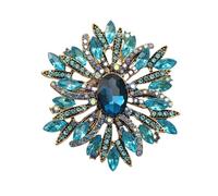 Roses Broche De Revers Brooch Trend Style Alloy Metal Pearl Rhinestone Flower Drip Oil Women's Corsage(Color 5)