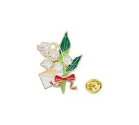 Roses Broche De Revers Creative Cartoon Plants Flowers Metal Badge Pin Garden Style Greenery Sunflower Clothing Bag Accessories Brooch Jewelry(Color 1)