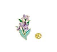 Roses Broche De Revers Creative Cartoon Plants Flowers Metal Badge Pin Garden Style Greenery Sunflower Clothing Bag Accessories Brooch Jewelry(Color 2)