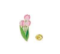 Roses Broche De Revers Creative Cartoon Plants Flowers Metal Badge Pin Garden Style Greenery Sunflower Clothing Bag Accessories Brooch Jewelry(Color 4)