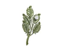 Roses Broche De Revers Green Peony Brooch For Woman Flower Lapel Pins Chinese Party Wedding Suit Coat Jewelry(Color 3)