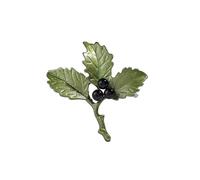 Roses Broche De Revers Green Peony Brooch For Woman Flower Lapel Pins Chinese Party Wedding Suit Coat Jewelry(Color 2)