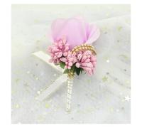 Roses Broche De Revers Women Men Brooches Silk Rose Flowers Boutonniere Ladies Groom Groomsmen Buttonhole For Party Wedding Decor Accessories(Color-06)