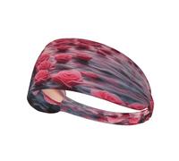 Roses by The Sea Bandeau de sport hautement élastique respirant léger et durable pour course à pied, fitness, yoga, cyclisme
