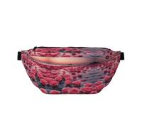 Roses by the sea Sac banane polyvalent léger respirant et réglable pour voyage, cyclisme et utilisation quotidienne