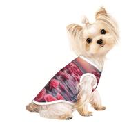 roses by the sea T-shirt respirant sans manches pour petits chiens et chats, doux, confortable, élégant
