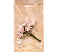 Roses en papier 12pcs rose clair