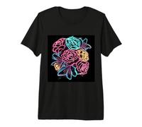 Roses et lys Brillants comme par Magie T-Shirt Haut de Gamme
