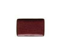 Roses et Tulipes - Concerto Rosso Malaga - Plateau Rectangulaire - 20 x 13 cm