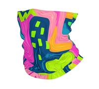 Roses Et Vert Colorés 11 Écharpe Tube Respirant Bande De Cheveux Séchage Rapide Cache-Col pour Yoga Course À Pied Sports 25X50Cm