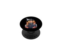 Roses Florales en Forme de Croix de Coquette Britannique de la Seconde Guerre Mondiale de Winston Churchill PopSockets PopGrip Adhésif