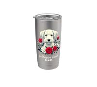 Roses Flowers Bedlington Terrier Mom Rothbury Terrier Gobelet isotherme en acier inoxydable double paroi