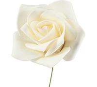 Roses Foam Crème 6cm 27pcs Décoration artificielle Roses de mariage