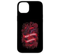Roses Gothiques anatomiques de Sensibilisation aux Maladies cardiaques Coque pour iPhone 14 Plus