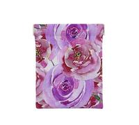 Roses pivoines Aquarelle Violet Lilas et Violet, Sac de Rangement pour Femmes, Portefeuille supérieur à Presser, Petit Porte-Monnaie, Pochette de Changement