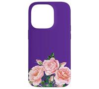 Roses Roses Belles Fleurs Jolies Florales botaniques Florales Coque pour iPhone 14 Pro