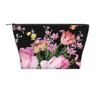 Roses Roses Vintage sur Rose Nature, Trousse de Toilette Trousse de Maquillage Sac à cosmétiques Trousse de Toilette de Voyage Portable