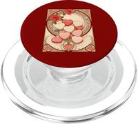 Roses Rouges et cœurs Style Art Nouveau PopSockets PopGrip pour MagSafe