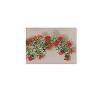 Roses Rouges Guirlande pour Vitrine Longueur 1850 mm - - 1850